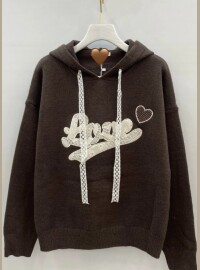 Pull Love chocolat