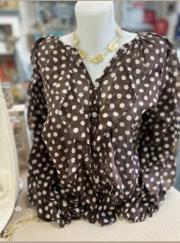 Chemise Lucia chocolat