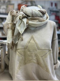 Pull star  rock noir beige