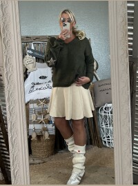 Pull star léopard kaki