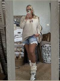 Pull trio fish beige