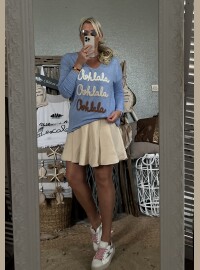 Pull ohlala bleu