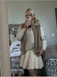 Veste fourrure synthétique