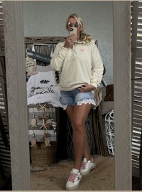 Sweat capuche Love you