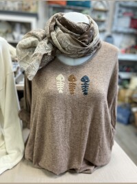 Pull trio fish  taupe