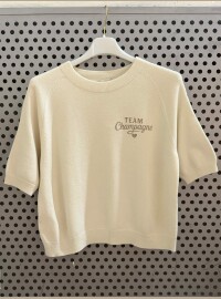 Pull Team Champagne écru