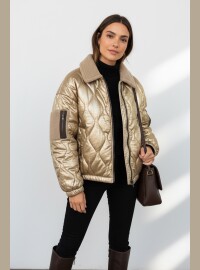 Veste matelassée gold