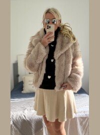 Veste Lea fourrure synthétique