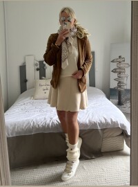 Veste velours chocolat