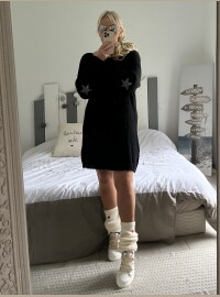 Robe pull star noire