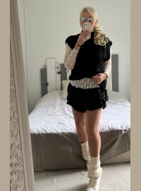 Ensemble pull top noir