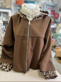 Blouson Luna chocolat léopard