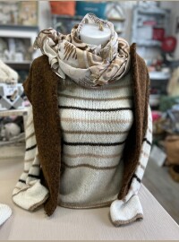 Veste sans manches marron