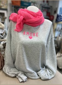 Sweat Amore gris
