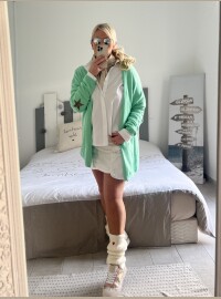 Gilet star vert menthe