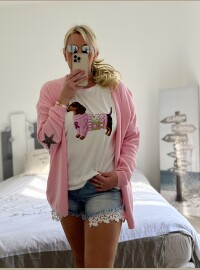 Gilet star rose baby