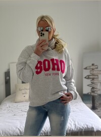 Sweat Soho gris rose