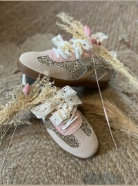 Basket CDS beige dentelle