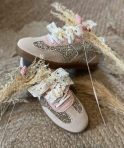 Basket CDS beige dentelle