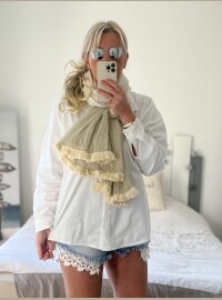 Écharpe CDS frangée