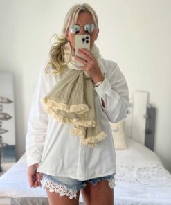 Écharpe CDS frangée