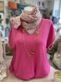 Pull fin Fushia lurex