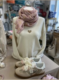 Pull love dos écru