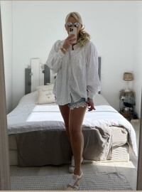 Chemise broderie blanche