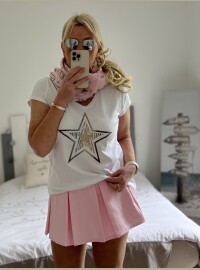 T-shirt étoile lurex