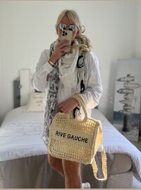 Sac rive gauche petit modèle écru
