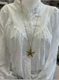 Sautoir Étoile de mer acier