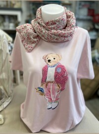 T-shirt rose T40/44