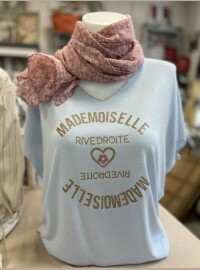 T-shirt Melle baby blue  T 40/46