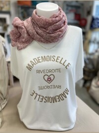 T-shirt Melle blanc T 40/46