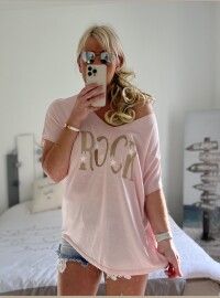 T-shirt rock  rose T40/44