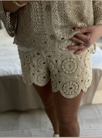 Short boheme taupe