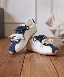 Basket CDS marine double lacets