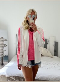 Blazer Lou blanc fluo