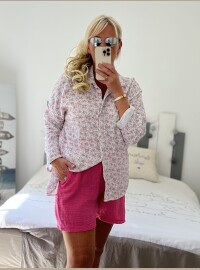 Chemise Liberty gaze Fushia