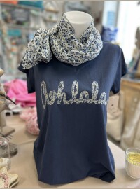 T-shirt Ohlala Liberty Marine