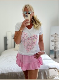 T-shirt love rose