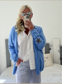 Gilet star bleu