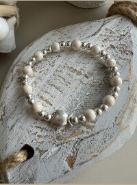 Bracelet CDS bubulle écru