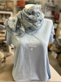 T-shirt Dolce vita bleu
