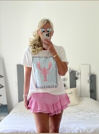 T-shirt lobster CDS rose