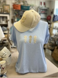 T-shirt FISH CDS baby blue