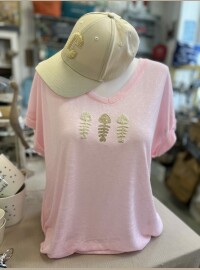 T-shirt FISH CDS rose