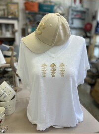 T-shirt FISH CDS blanc