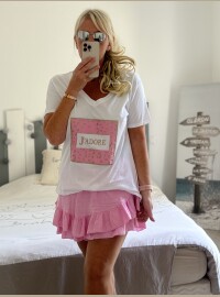 T-shirt j’adore léopard