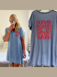 Robe Le soleil bleu Jean